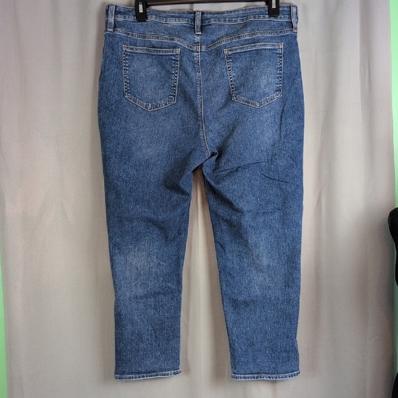 Chico's Denim Cropped Jeans - Picture 2 of 7